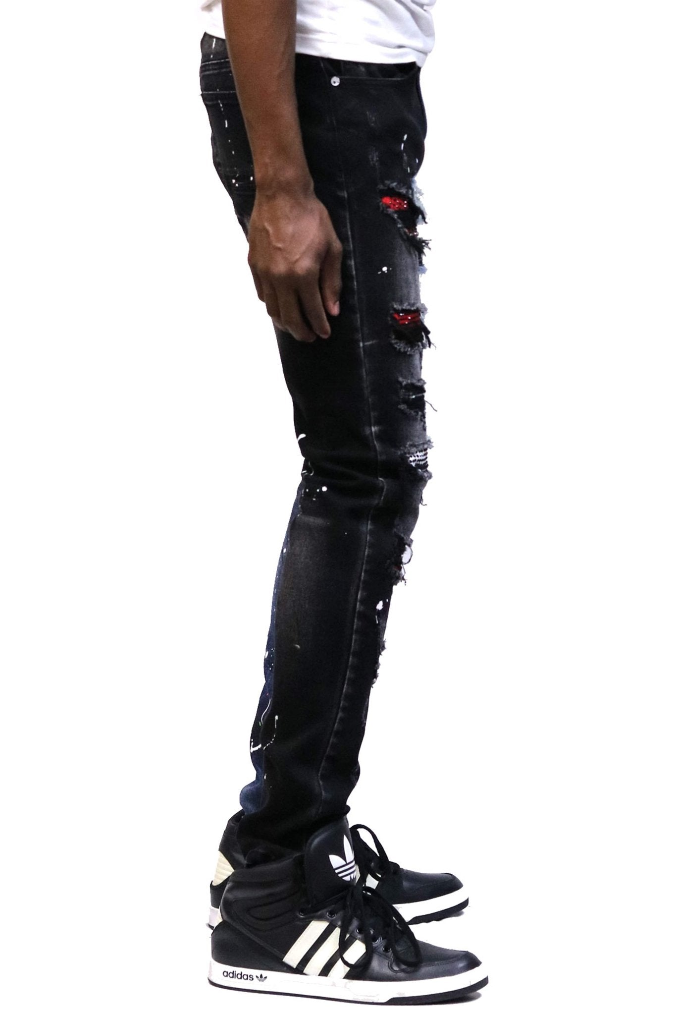 Aspen Heavy Washed Skinny Jeans
