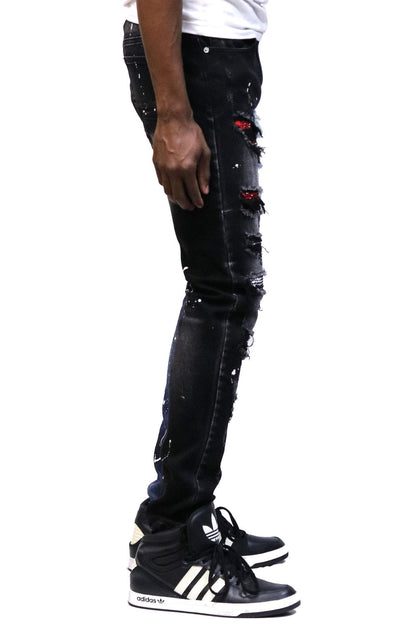Aspen Heavy Washed Skinny Jeans