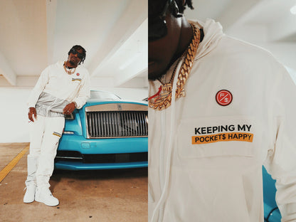 Happy Pockets Windbreaker Zip-Up Jacket