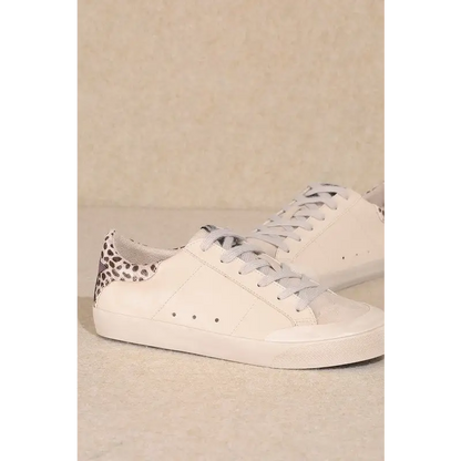 Lace Up Star Sneakers.