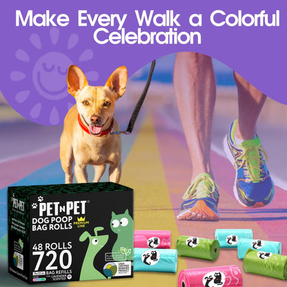 Lavender-Scented Colorful Doggy Bags 720
