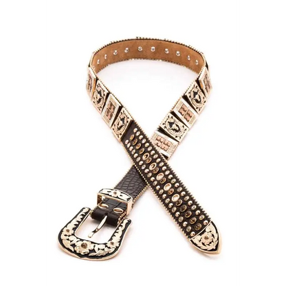 Long Horn Concho Crystal Western Belt.