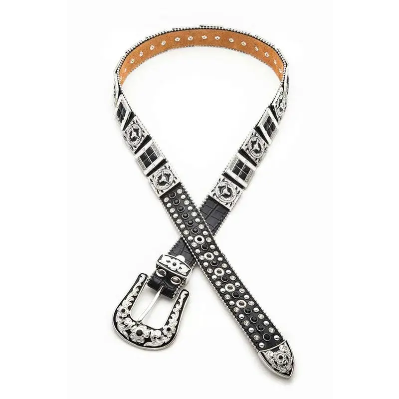 Long Horn Concho Crystal Western Belt.