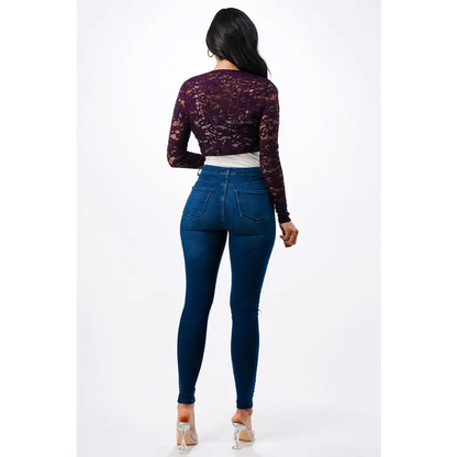 Long Sleeve Evening Lace Bolero.