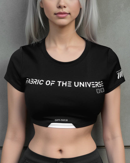CRTT-Type B Black Crop Short Sleeve T