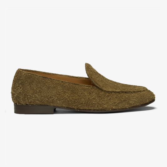 Men's Antelope Textured Suede Milano Loafer