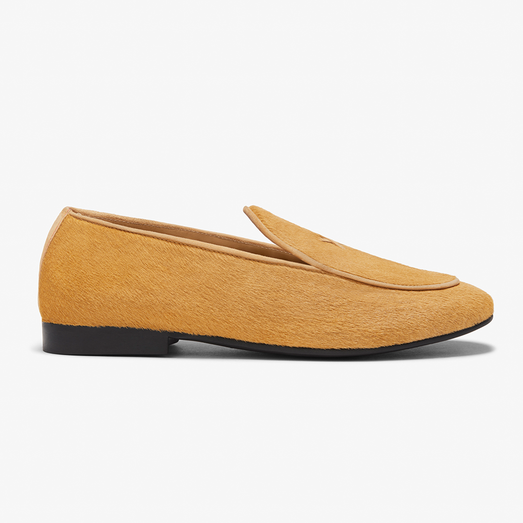 Men's Camel Pony Hair Milano Loafer