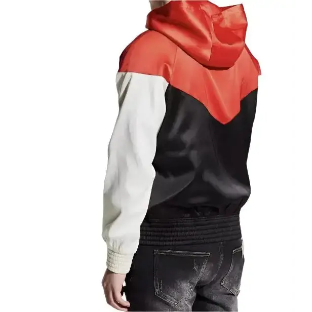 Men's Color Block Track Jacket.