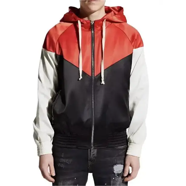 Men's Color Block Track Jacket.