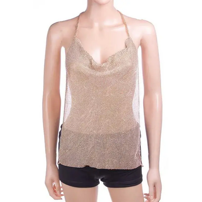 Mesh Metal Chain Mill Iconic Body Chain.