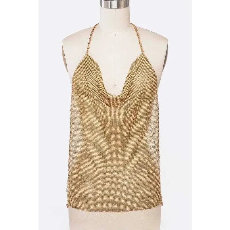 Mesh Metal Chain Mill Iconic Body Chain.