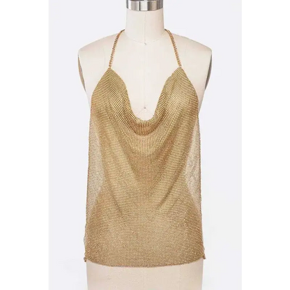 Mesh Metal Chain Mill Iconic Body Chain.