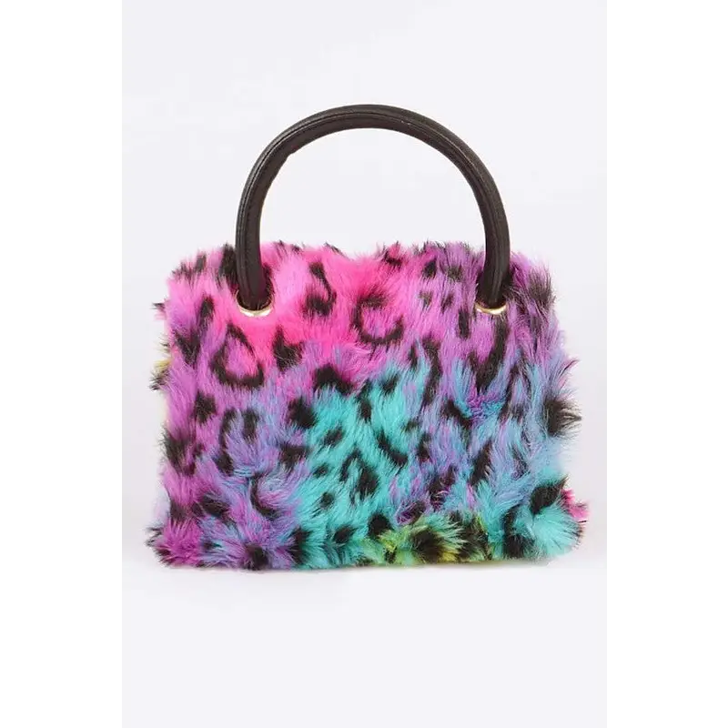 Mix Color Leopard Print Iconic Swing Bag.