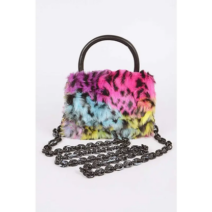 Mix Color Leopard Print Iconic Swing Bag.