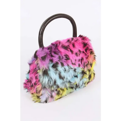 Mix Color Leopard Print Iconic Swing Bag.