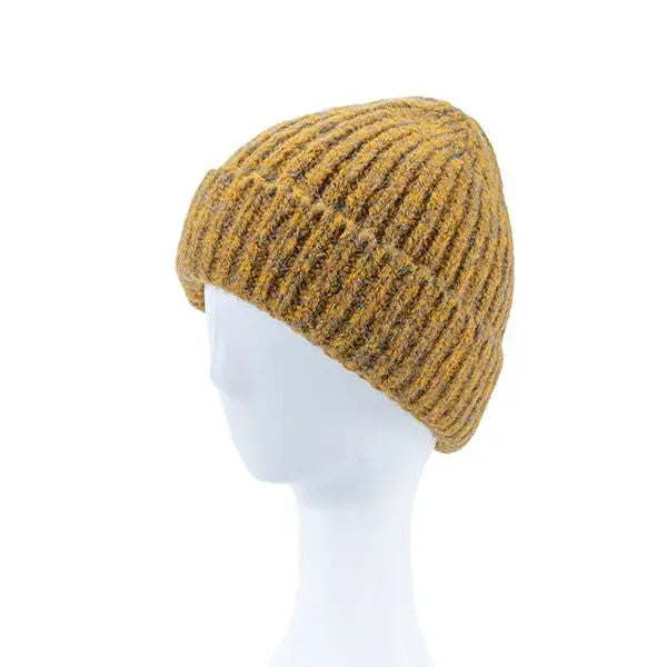 MIXED THREAD WINTER BEANIE.