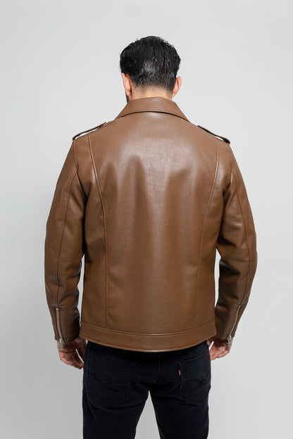 Nash Vegan Faux Leather Jacket