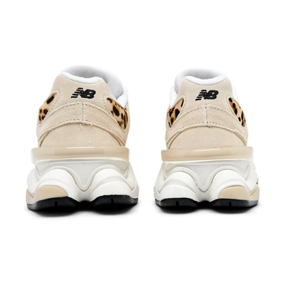 New Balance 9060 Tan Leopard Print White