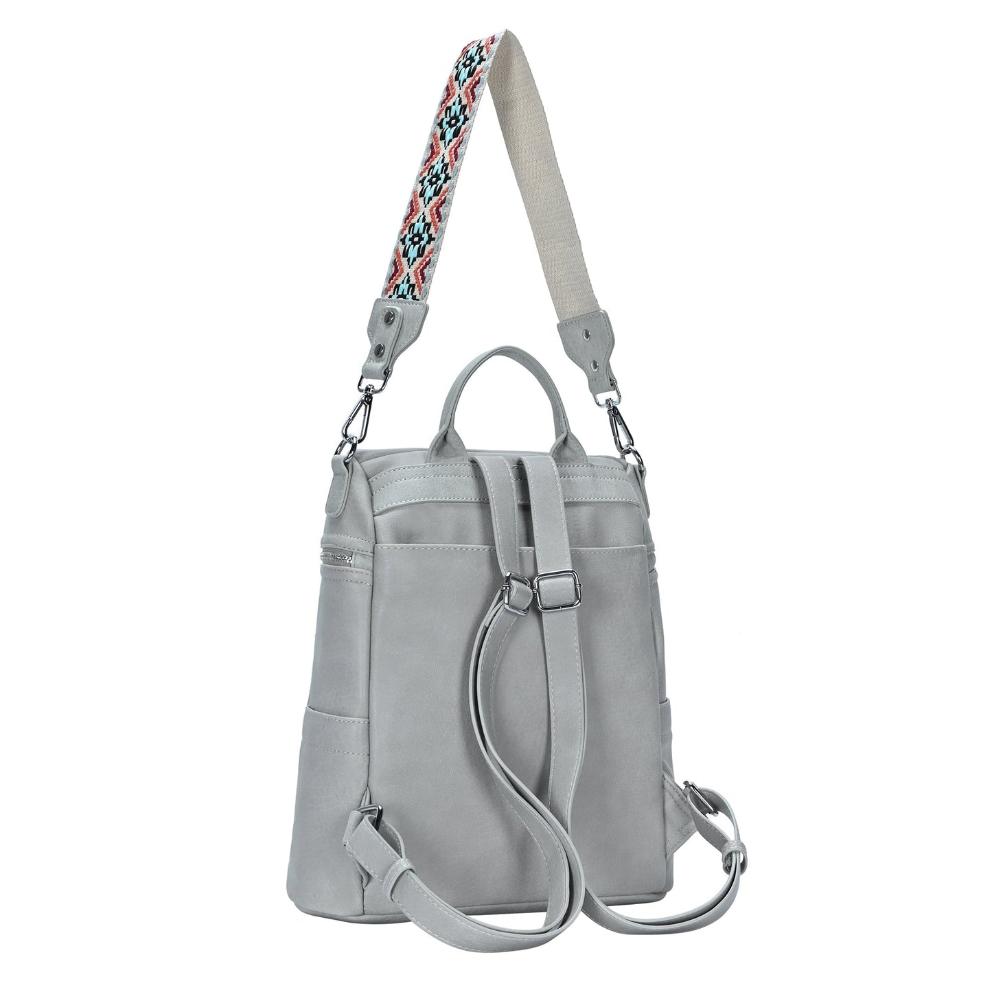 Nyra Webbing Strap Convertible Backpack Purse