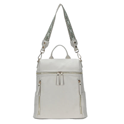 Nyra Webbing Strap Convertible Backpack Purse