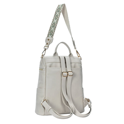 Nyra Webbing Strap Convertible Backpack Purse
