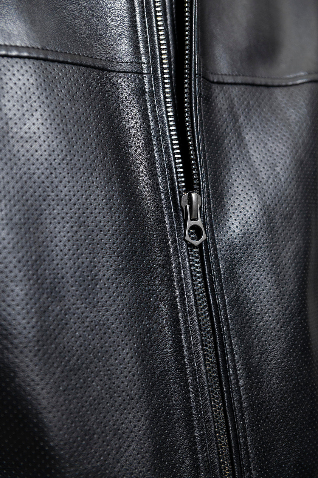 Oliver Men's Perforated Faux Leather Jacket