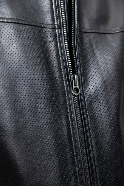 Oliver Men's Perforated Faux Leather Jacket