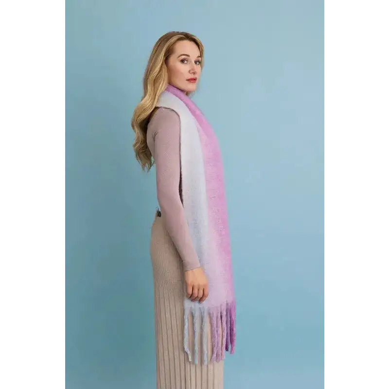 Ombre Dream Luxe Fringe Blanket Scarf.