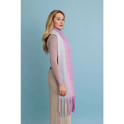 Ombre Dream Luxe Fringe Blanket Scarf.