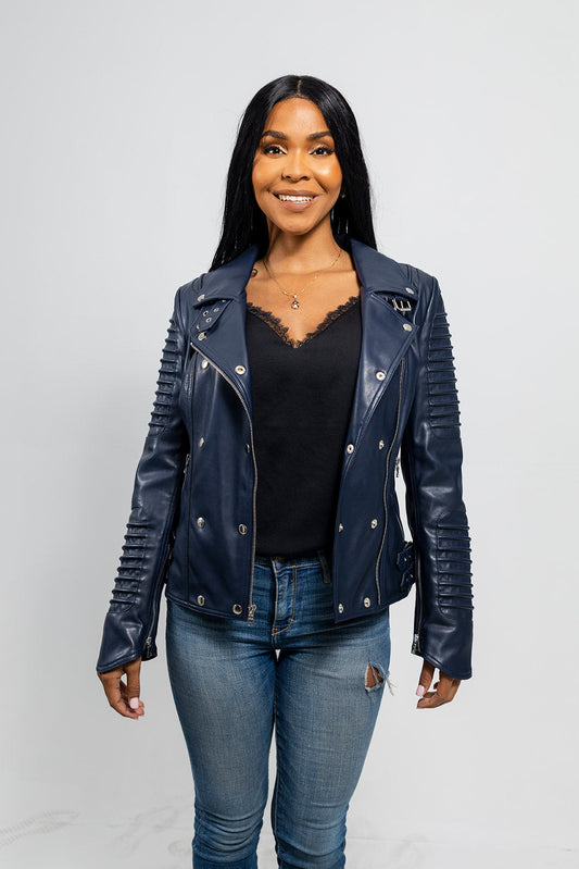 Paris Vegan Faux Leather Jacket