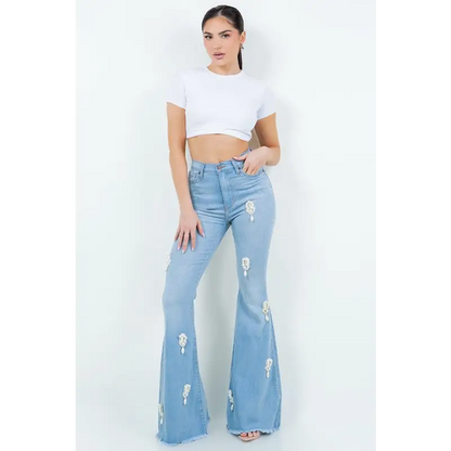 Perla Bell Bottom Jean.