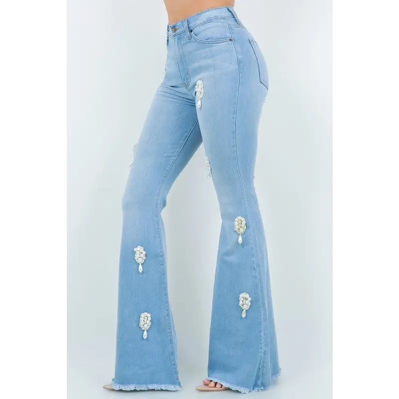 Perla Bell Bottom Jean.