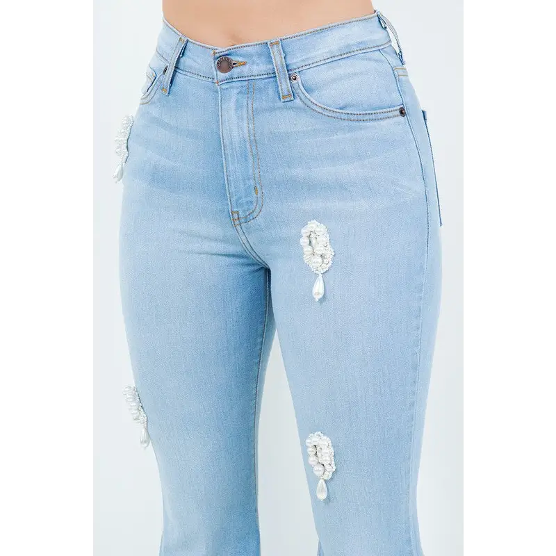 Perla Bell Bottom Jean.