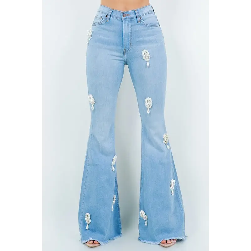 Perla Bell Bottom Jean.