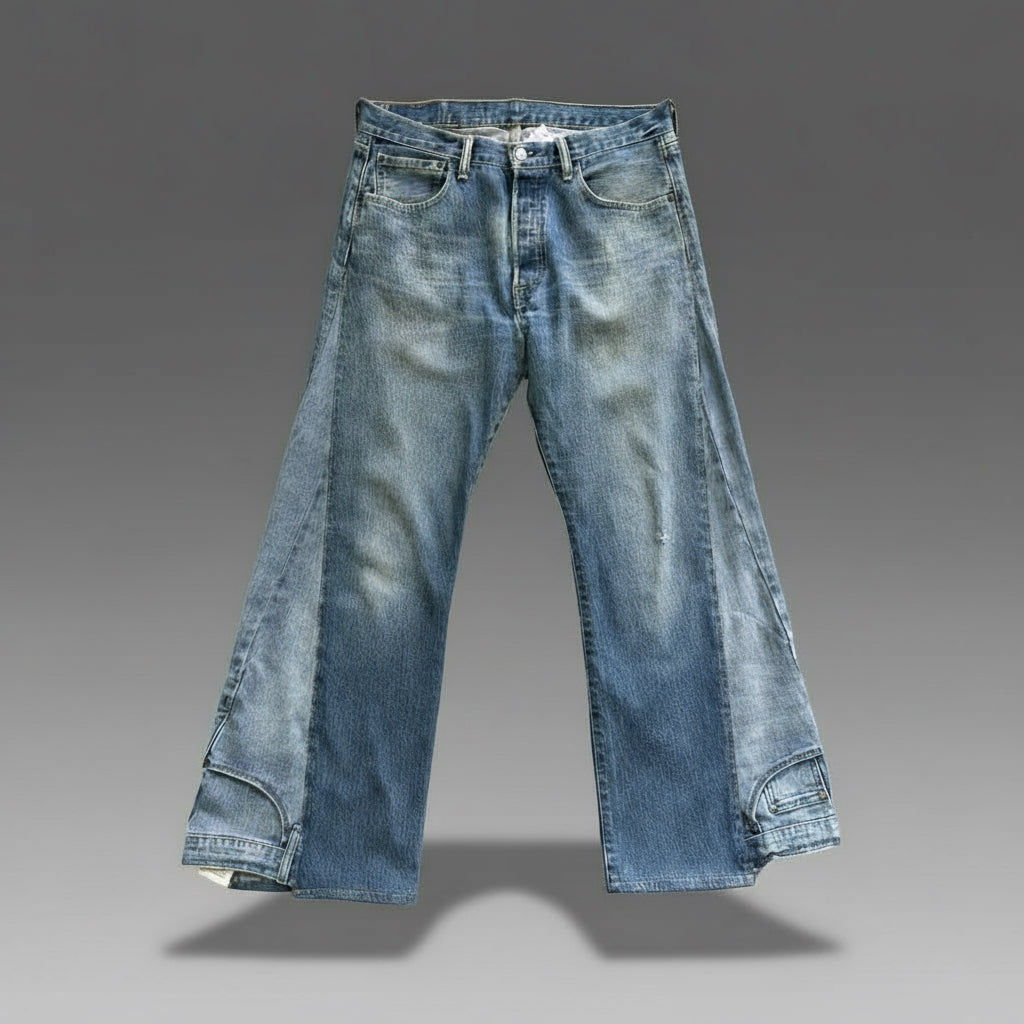Denim Flip Pant