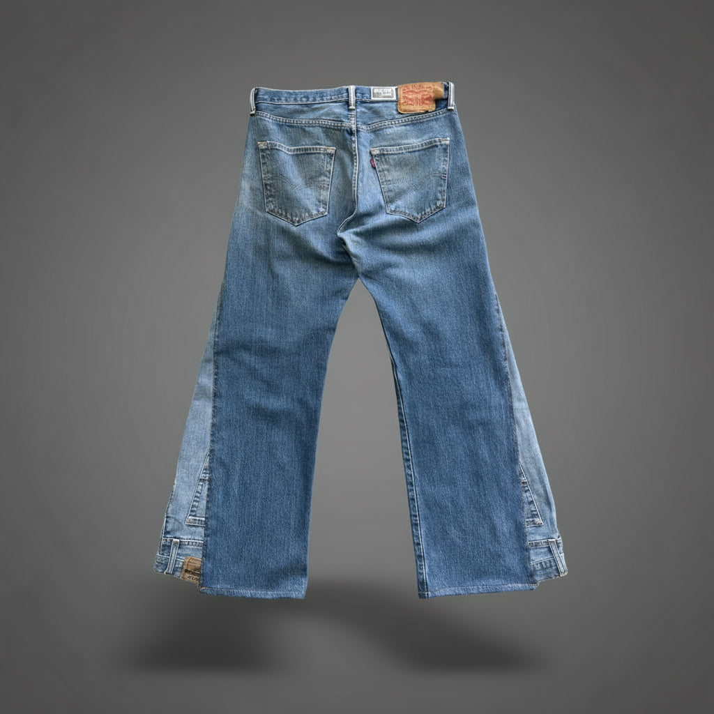 Denim Flip Pant