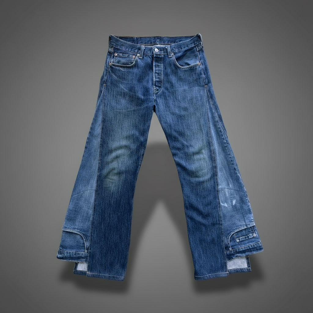 Denim Flip Pant