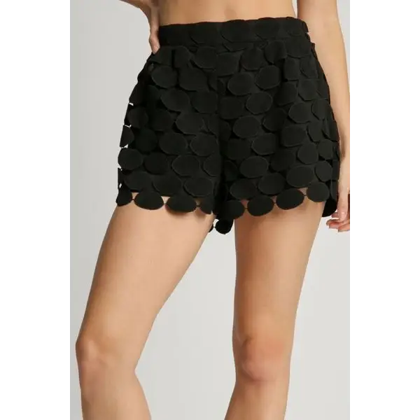 Polka Dot Lace Shorts.