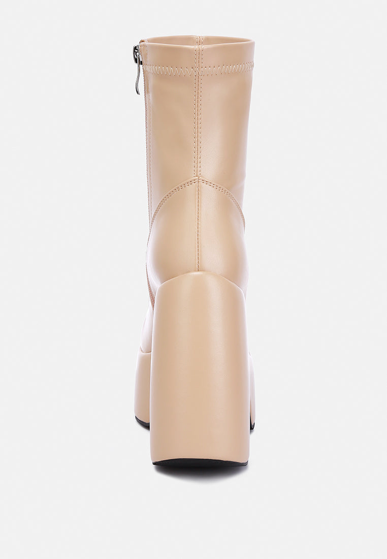 Purnell High Platform Ankle Boots