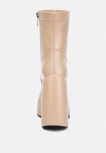 Purnell High Platform Ankle Boots