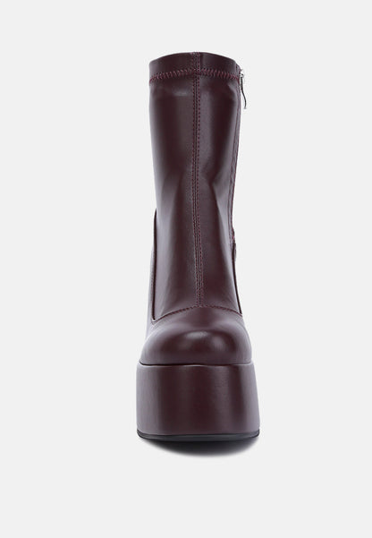 Purnell High Platform Ankle Boots