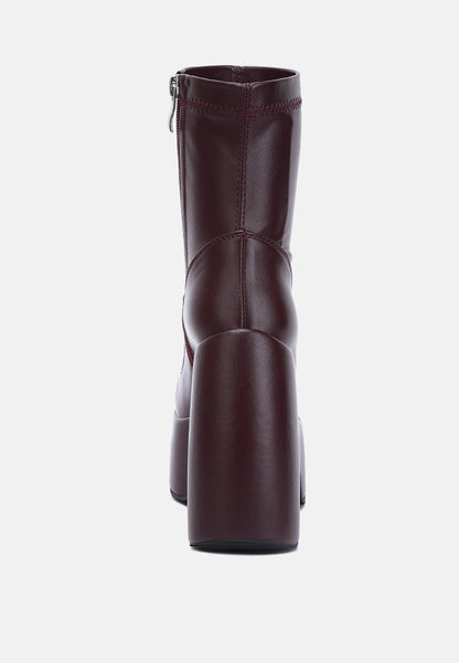 Purnell High Platform Ankle Boots