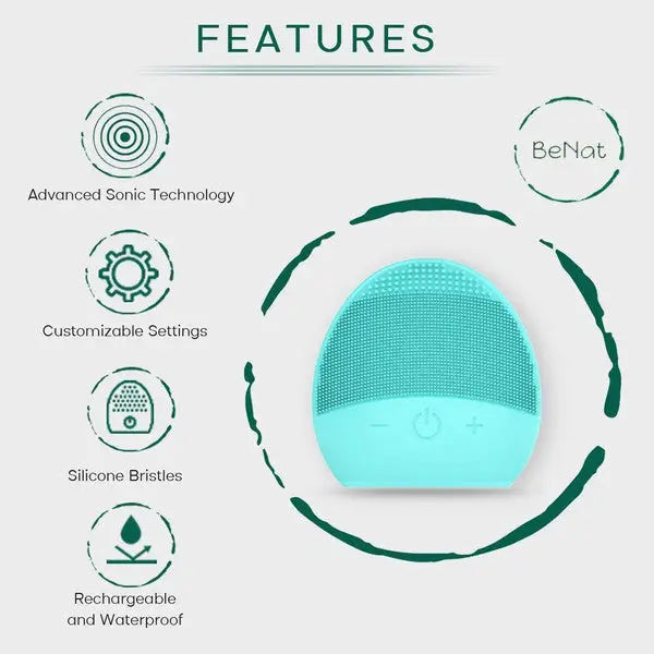 Rechargeable Facial Cleansing Brush.