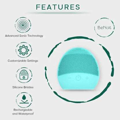 Rechargeable Facial Cleansing Brush.