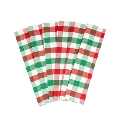 Plaid Kitchen Towels | 6PC