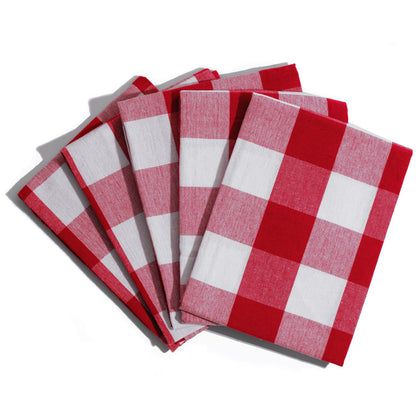 Plaid Kitchen Towels | 6PC