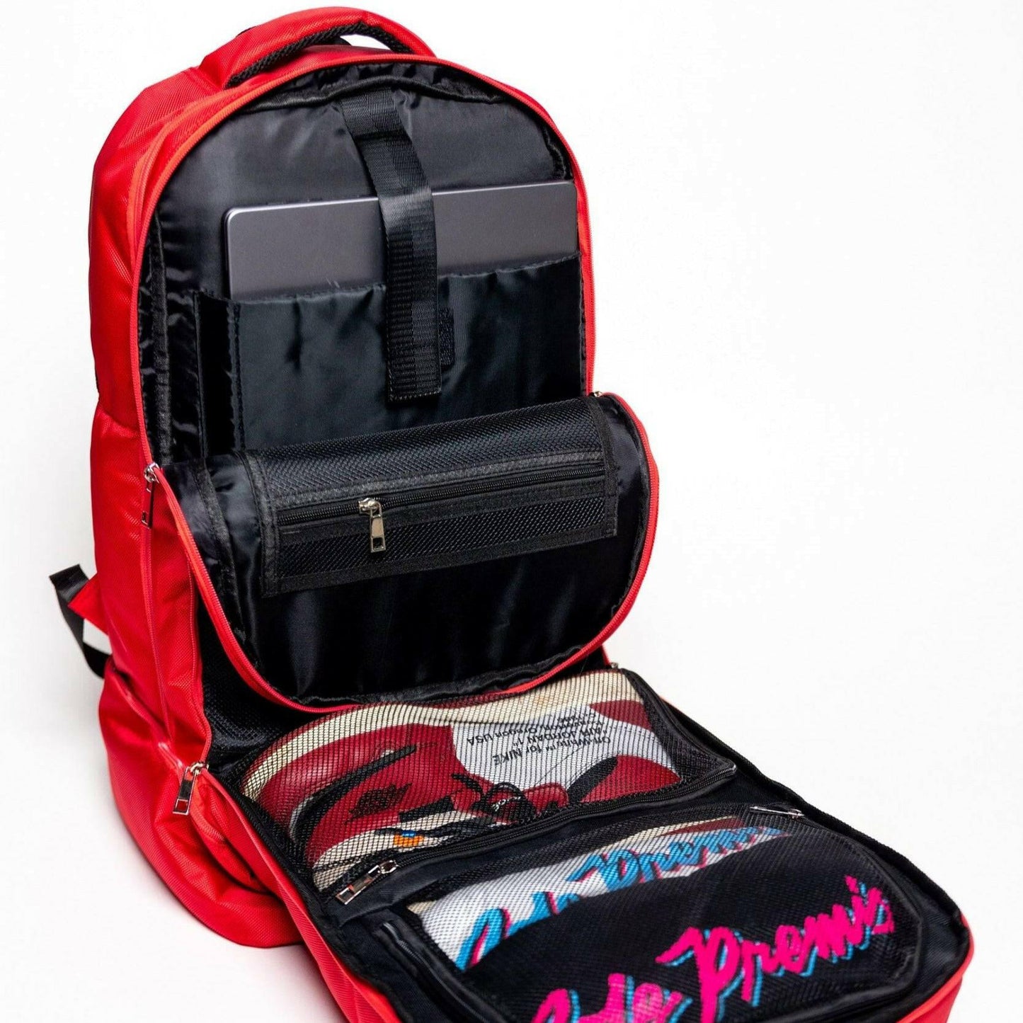 Red Polyester Carry-On Bag