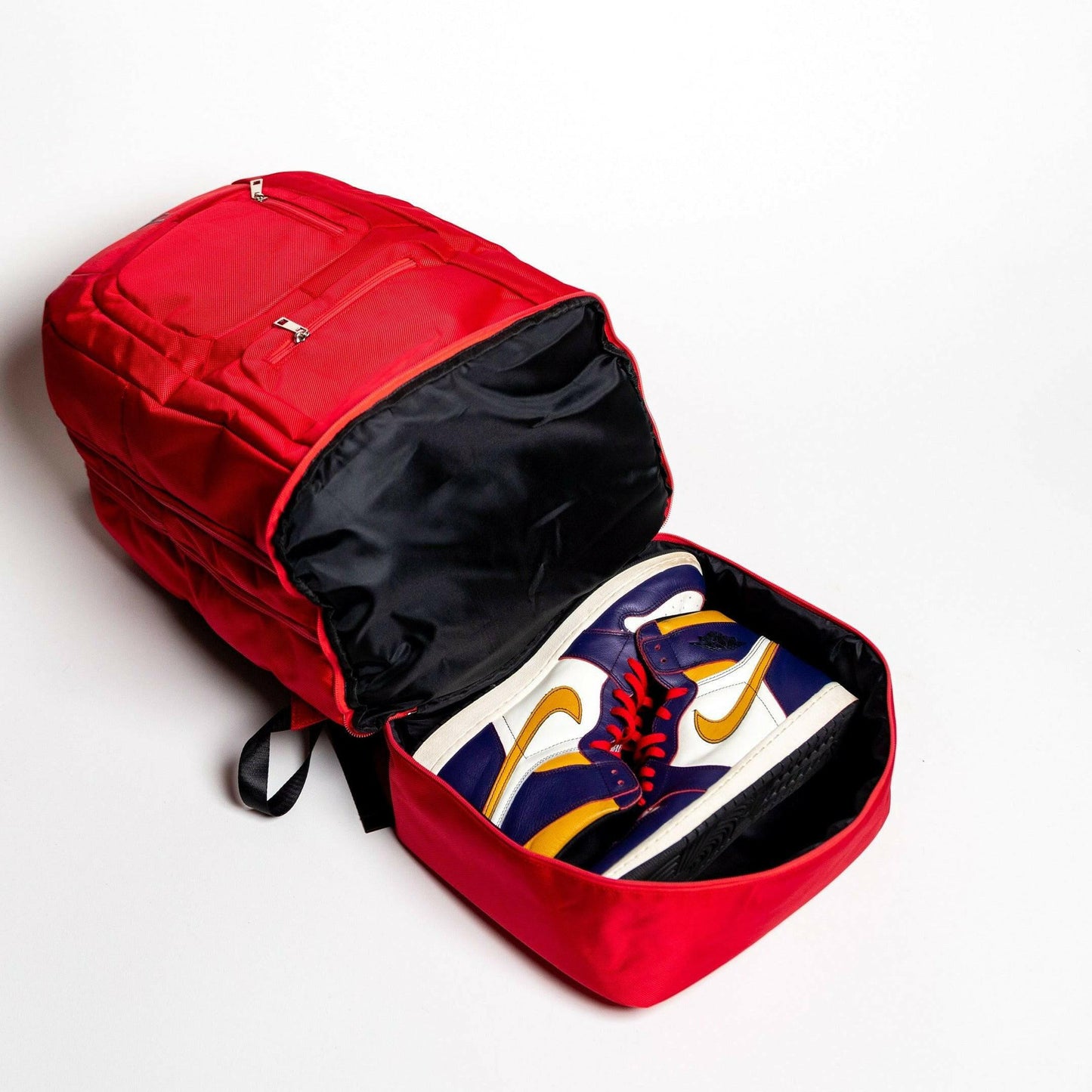 Red Polyester Carry-On Bag