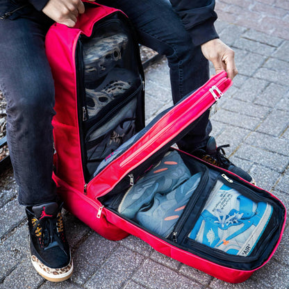 Red Polyester Carry-On Bag