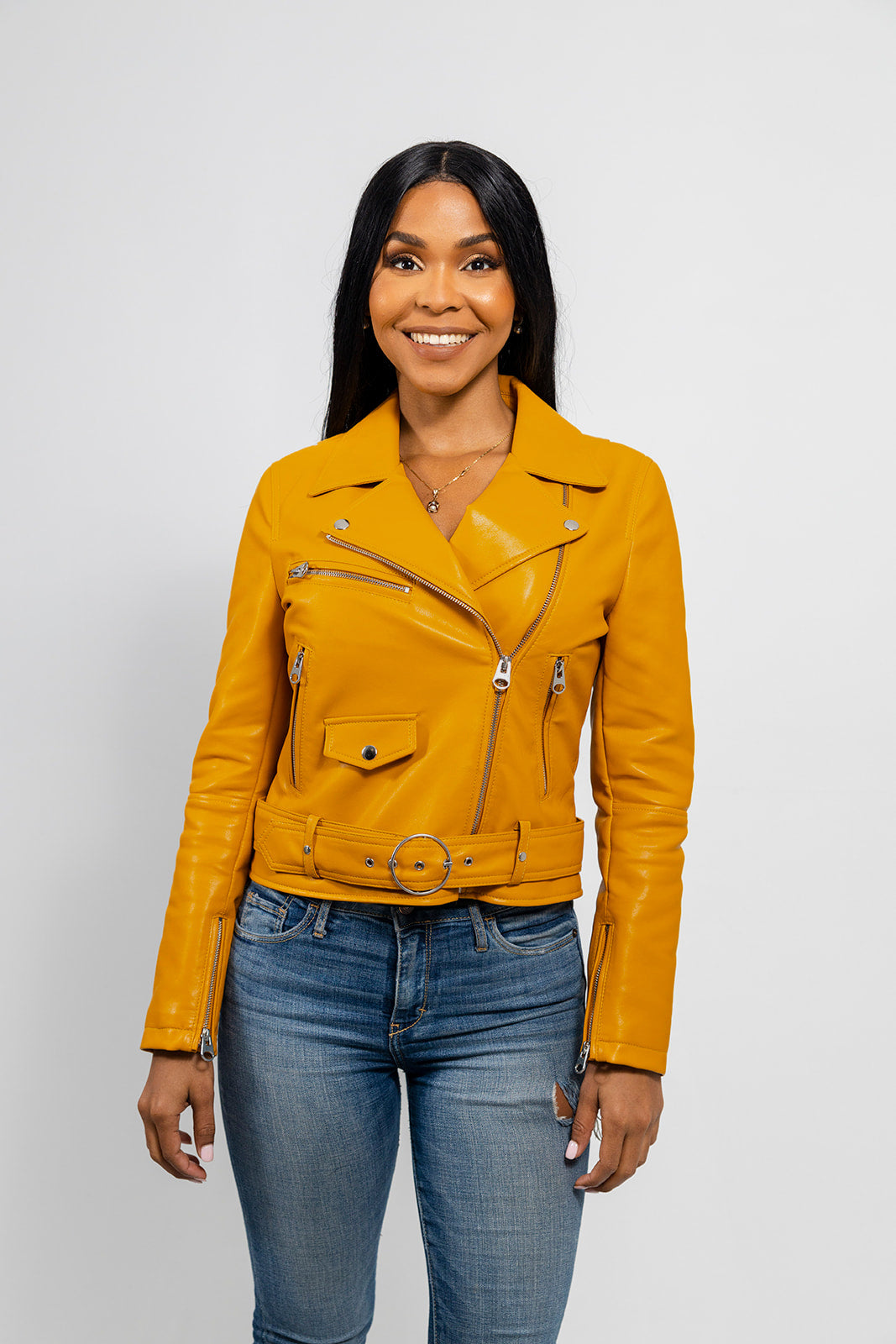 Remy Vegan Faux Leather Jacket